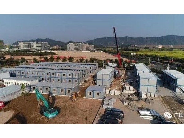 廣田幕墻助力深圳光明區“小湯山”，率先應援防疫建設！